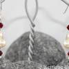 Luftig, zierliche Ohrringe für die Braut, MIT versilberter Perle EXTRA für Dich angefertigt Bild 3