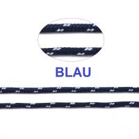 1 Rolle gedrehte Kordel,  Geflochtene Polyesterschnur, schwarz, blau, braun, weiss,  2mm, Armband, Kette, ca. 20 Meter Bild 4