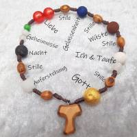 Gebetskette "Perlen des Glaubens", christlicher Schmuck Bild 3