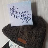 Winterzauber PAKET - "All Flakes Welcome" inklusive vier Schneeflocken zum Plotten Bild 5