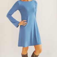 Kleid AVA Bohemian Style mittleres Hellblau Bild 5