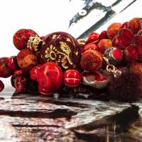 Perlenarmband Set rot, boho Schmuck stapelbar, Unikat bohemian Bettelarmband, Geschenk Ostern Valentinstag Bild 3
