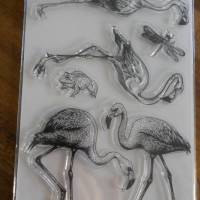 Clear Stempel Stamps Flamingo Vogel Bild 1