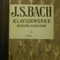 J.S. Bach Klavierwerke Busoni- Ausgabe IX Partiten Bild 1