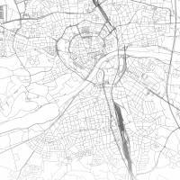 Stadtplan INGOLSTADT - Just a Map I Digitaldruck Stadtkarte citymap City Poster Kunstdruck Stadt Karte Bild 2