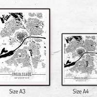 Stadtplan INGOLSTADT - Just a Map I Digitaldruck Stadtkarte citymap City Poster Kunstdruck Stadt Karte Bild 5