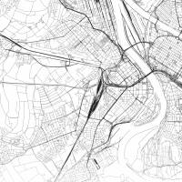 Stadtplan LUDWIGSHAFEN - Just a Map I Digitaldruck Stadtkarte citymap City Poster Kunstdruck Stadt Karte Bild 2