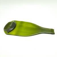Ein außergewöhliches Geschenk! Flaschentablett aus einer recycelten Weinflasche! Besondere Servierplatte, Käseplatte! Bild 5