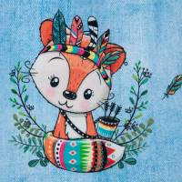 Baby Jungen Mädchen Knotenmütze Zipfelmütze "Indianer Fuchs" Geschenk Geburt Sommer Bild 2
