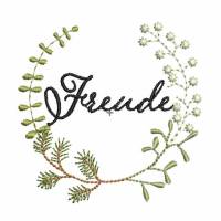 Stickdatei Set Winterkränze Bild 7