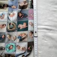 Baby Pucksack mit breitem Bündchen, Jersey mit flauschig warmem Futterstoff,  3 - 6 Monate Bild 10