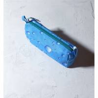 Mäppchen Wassertropfen blau   Faulenzer  Umschulung  Kosmetiktasche Bild 1