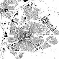 Stadtplan PADERBORN - Just a Map I Digitaldruck Stadtkarte citymap City Poster Kunstdruck Stadt Karte Bild 3