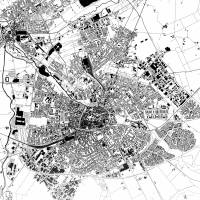 Stadtplan PADERBORN - Just a Map I Digitaldruck Stadtkarte citymap City Poster Kunstdruck Stadt Karte Bild 4