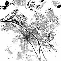 Stadtplan BAMBERG - Just a Map I Digitaldruck Stadtkarte citymap City Poster Kunstdruck Stadt Karte Bild 3