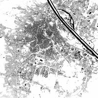 Stadtplan WIEN - Just a Map I Digitaldruck Stadtkarte citymap City Poster Kunstdruck Stadt Karte Bild 3