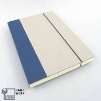 Skizzenbuch, Büttenpapier, 24,5 x 17 cm, hell-blau, Notizbuch Bild 1