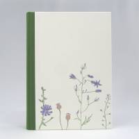 Notizbuch, Flora Fauna, grün, mit Illustrationen, DIN A5, handgefertigt Bild 2