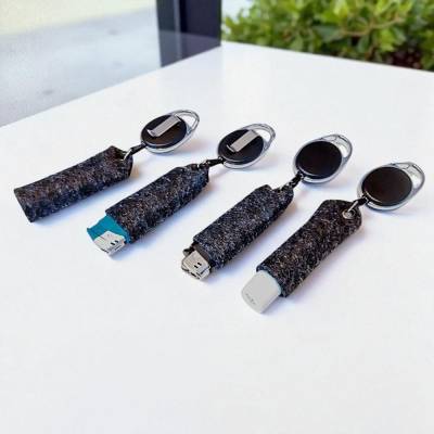 Flexi Hosenbundtasche für Feuerzeuge und Lippenpflegestift 