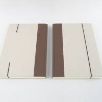 Skizzenbuch, Büttenpapier, dunkel-braun, 24,5 x 17 cm, , Notizbuch, handgefertigt Bild 5