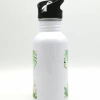 Trinkflasche mit Namen "Dschungeltiere" / Kindergarten/ Schule/ Sport/ 500ml mit Strohhalm Bild 7