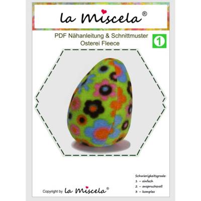 Osterei Fleece Schnittmuster PDF – Nähanleitung für Osterdeko & DIY Ostergeschenk