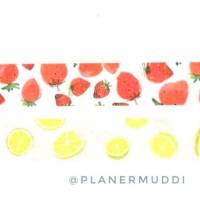 2 Washi-Samples Limette & Erdbeere Bild 2