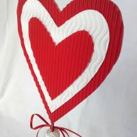Herz zum Aufstellen für Valentinstag, Muttertag, Hochzeitsgeschenk, Dekoration mit Liebe Bild 6