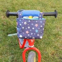 Lenkertasche für Laufrad / Kinderrad / Roller "Sterne blau" Bild 2