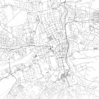 Stadtplan ZWICKAU - Just a Map I Digitaldruck Stadtkarte citymap City Poster Kunstdruck Stadt Karte Bild 2