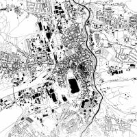 Stadtplan ZWICKAU - Just a Map I Digitaldruck Stadtkarte citymap City Poster Kunstdruck Stadt Karte Bild 4