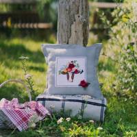 Stickdatei Kuh für die großen Rahmen und Knebelknopfverschluss Bild 3