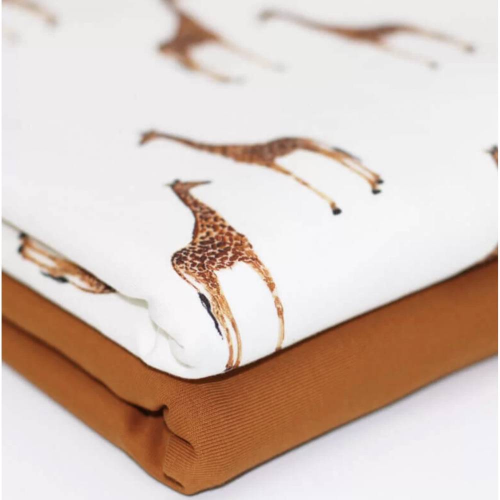 ab 50cm Jersey Giraffen Giraffe besonders weicher Druckstoff