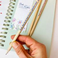Bleistifte mit einer Blumensamenmischung - Geschenk für Erzieherin / Tagesmutter Bild 7