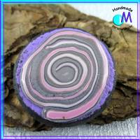 Wechsel-schmuck Magnet Zwischenstück spirale-lila Art 4579 Bild 1