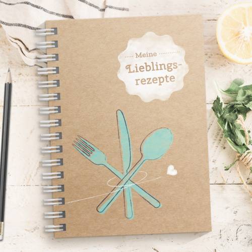 DIY Rezeptbuch zum selberschreiben (DIN A5)