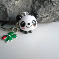 3 D Pandabär * niedlich   *  Schlüsselanhänger Glücksbringer kawaii Bild 1