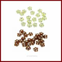 20 Sternchen-Perlen mit Strass-Effekt 9mm in 6 Farben oder Farbmix Bild 4