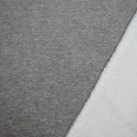 14,60 EUR/m Alpen fleece grau mit der weißen kuscheligen Rückseite Bild 1