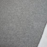 14,60 EUR/m Alpen fleece grau mit der weißen kuscheligen Rückseite Bild 2