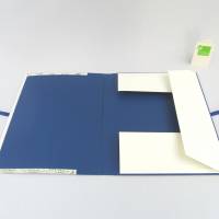 Notenmappe für 32,5 x 24 cm, Mappe mit Klappen, Füllhöhe 3 cm, hell-blau, Noten Bild 5