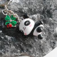 3 D Pandabär * tanzend    *  Schlüsselanhänger Glücksbringer kawaii Bild 2