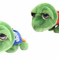 Kuscheltier Schildkröte grün 20cm mit Namen am Halstuch - Personalisierte Schmusetiere für Jungen und Mädchen Bild 1