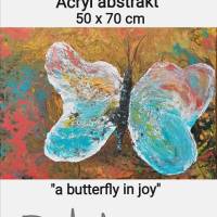 Acrylgemälde "Butterfly" 50x70cm Bild 6