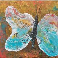 Acrylgemälde "Butterfly" 50x70cm Bild 7