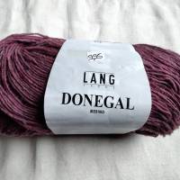 50g Lang Yarns Donegal, Fb. 48, dunkelaltrosa, Tweed Bild 1