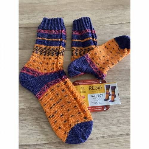 Handgestrickte Socken Gr. 38/39