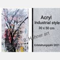 Acrylgemälde Industrial Style 40x50cm Bild 3