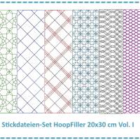 Stickdateien Set HoopFiller 20x30 Vol. I Bild 1