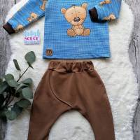 Gr. 74 Baby Set / Tunika / Shirt / Pullover mit Pumphose / Hose – Jungs Bild 1
